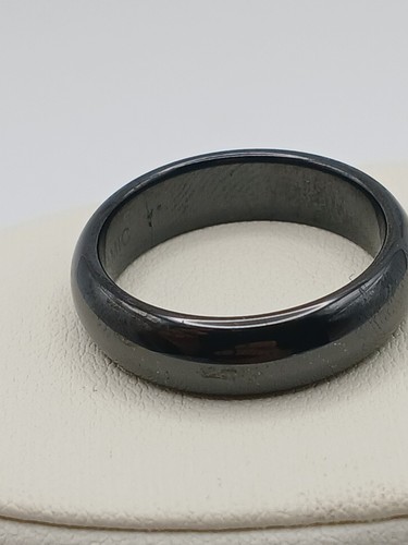 Ceramic Black  Polished Band Sz10 - Bild 7 von 10