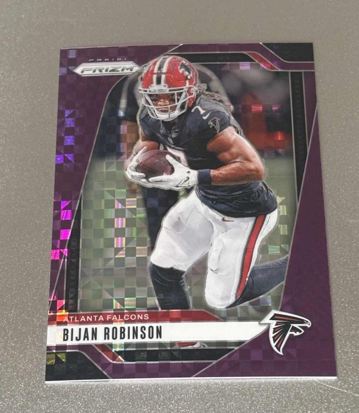 2024 Panini Prizm Bijan Robinson Purple Power #/49