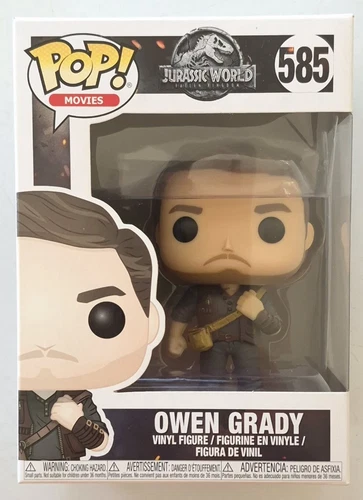 Mint in Mint Box Funko Pop Jurassic World - Owen Grady #585