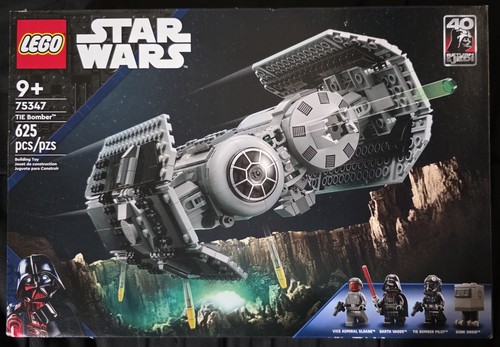 LEGO Star Wars TIE Bomber Starfighter (75347) (625 Pcs) NIB Sealed