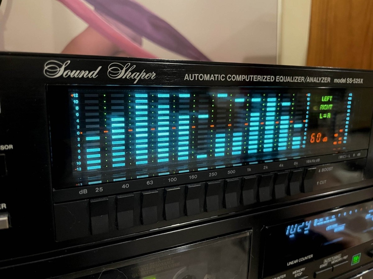 ADC Sound Shaper SS-525X equalizer real time analyzer w/ rare rack