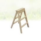 Wooden Ladder Model Miniature Scene Accessories for Diorama Foldable