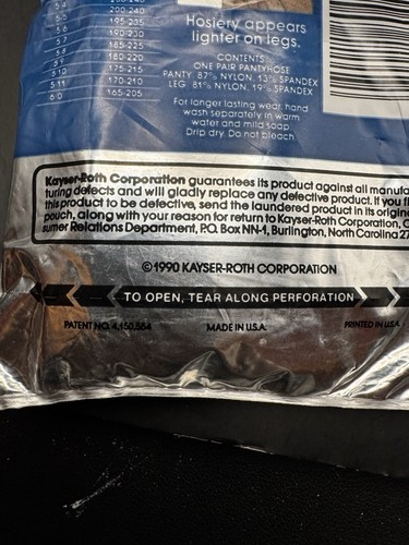 NWT No Nonsense Light Support Pantyhose 335 Tan Size Queen 2  Reinforced Toe - Picture 6 of 7