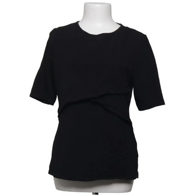 H&M Mama, Umstandsbluse, Größe: L, Schwarz, Baumwolle/Elasthan, Einfarbig #LkQ
