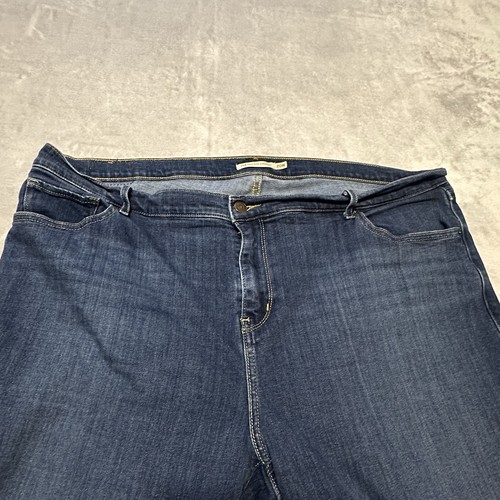 Levi’s 724 Jeans Damen Übergröße 20 W High Rise Straight Stretch Medium Wash - Bild 2 von 11