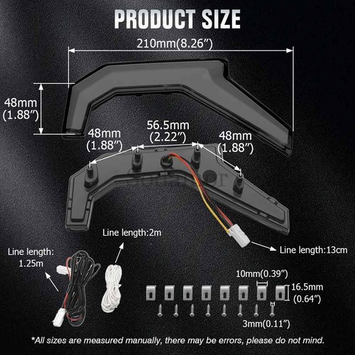 UTV Front LED Fang Accent Light Kit For Polaris RZR 4 900 2015-2020/RZR XP 1000 - Picture 14 of 26