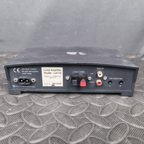 Amplificador sistema de bucle Sarabec LA110 audífono RCA L/R negro - Imagen 4 de 8