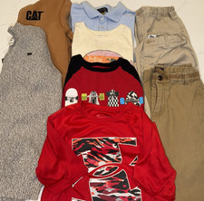 Gap Old Navy CAT Polo Under Armour Boys Clothing Lot of 9 Sz 14 Pants shirts hoo
