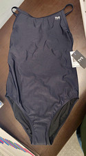 Maillot de bain une pièce compétitif femme TYR dos ouvert noir 40 (1X) plus