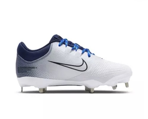 Nike Hyperdiamond 4 Pro "Midnight Navy/Black/White/Volt" Wmns Softball Cleat 7.5 - Picture 2 of 14