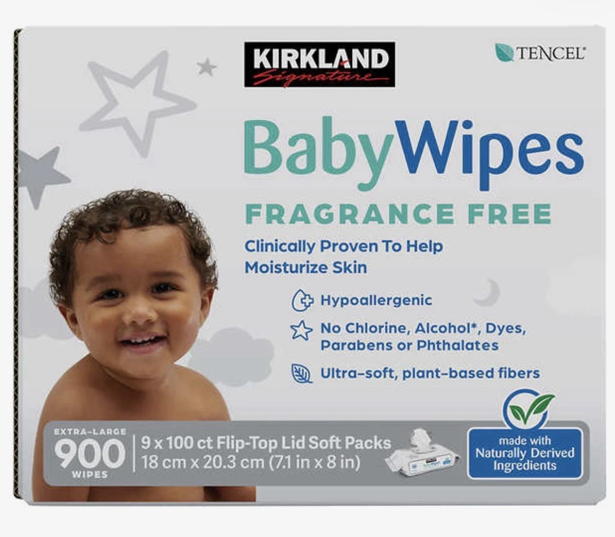 Kirkland Signature Baby Wipes No Fregarance 900 Count
Opens in a new window or tab