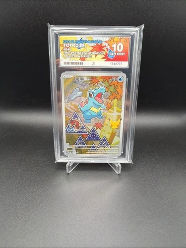 Pokémon TCG Totodile Ace 10 First Partner Illustration