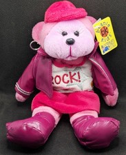 Rock Chic the Bear (Beanie Kids) BNWT - Retired