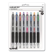 uni-ball 40110 Gel Pen - Assorted Ink and Barrel Colors/Medium 8-Piece/Set New
