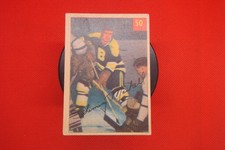 1954-55 Parkhurst Hockey Card #50 Fleming Mackell  Boston Bruins