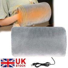 Electric Hand Warmer Pouch USB Heated Pad Gloves Women Winter Warm Heating Pad