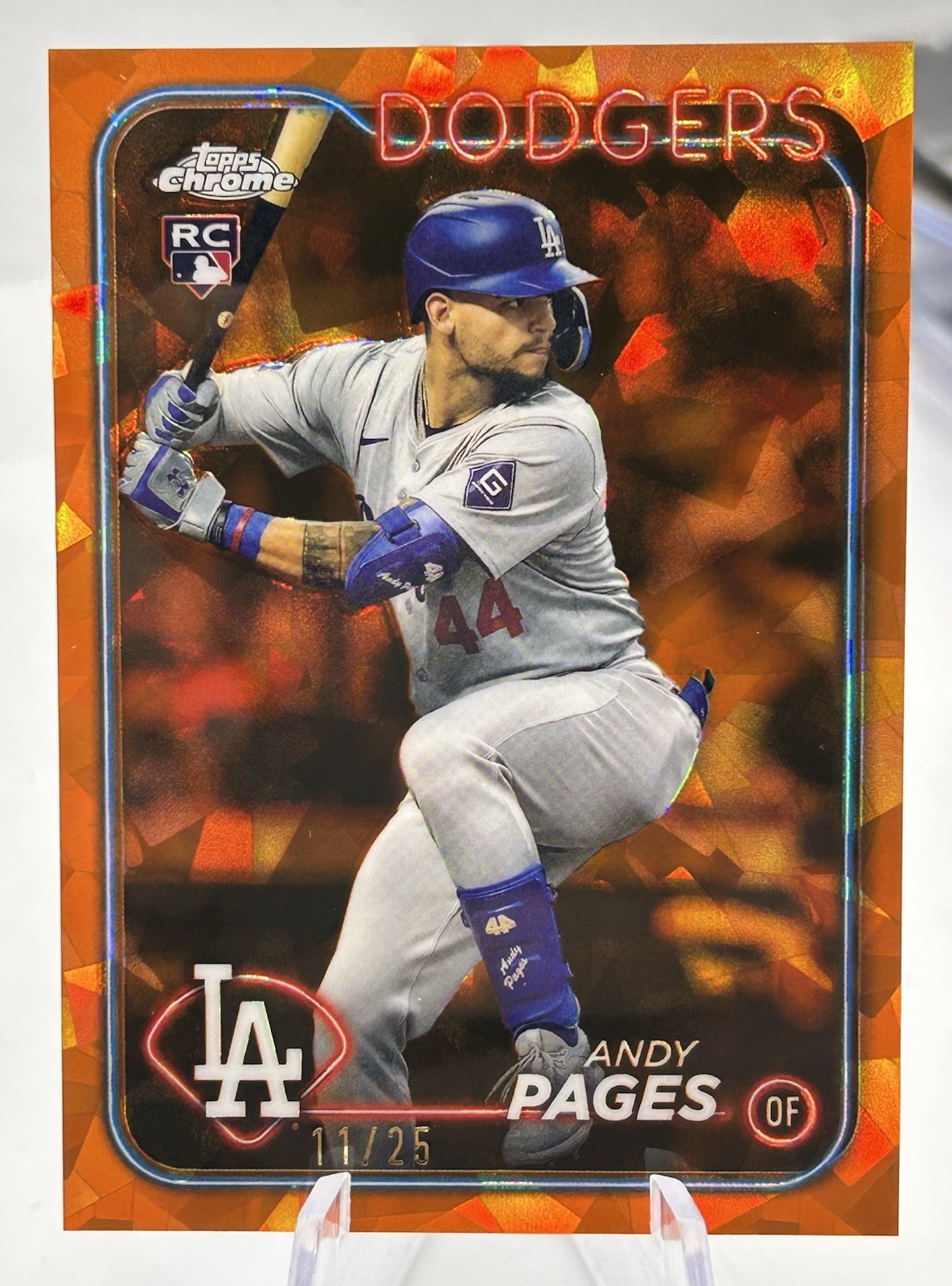2024 Topps Chrome Update Sapphire Andy Pages Orange /25 RC #USCS221