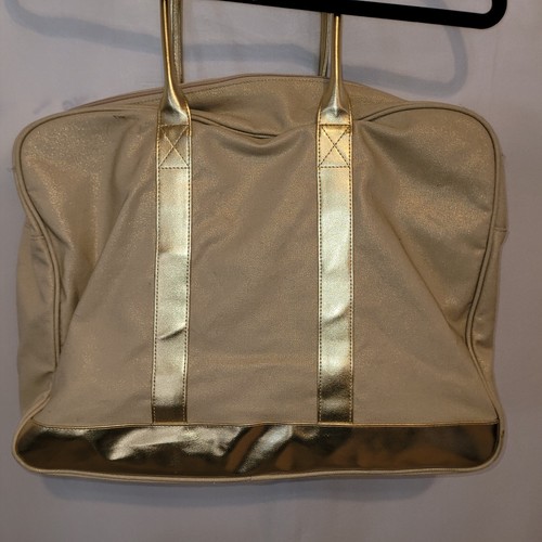 Michael Kors Wunderschöne Weekender Tasche In Gold Schimmer R6 - Bild 9 von 14