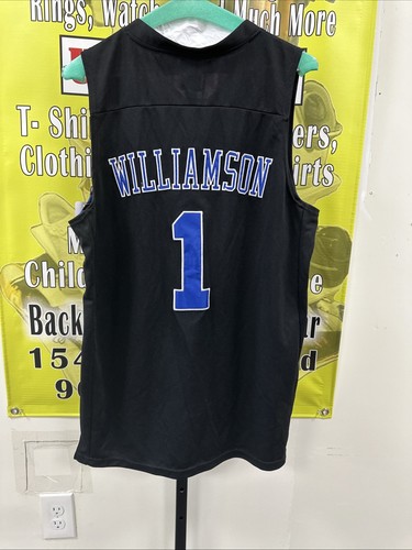 Nike Retro Vintage Throwback Zion Williamson Duke #1 Basketball Jersey Stitched - Picture 2 of 15