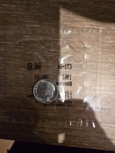 1963 Roosevelt Dime Littleton Coin Co 90% Silver BU UNC Coin FREE SHIPPING!!!