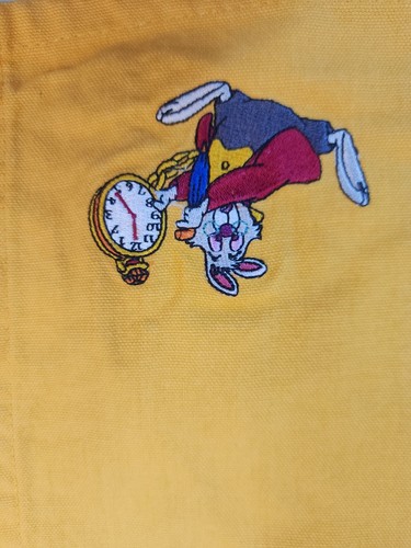 Disney Ink & Paint Multi Color Embroidery Character Reusable Napkins Set Of 7 18 - Picture 13 of 15