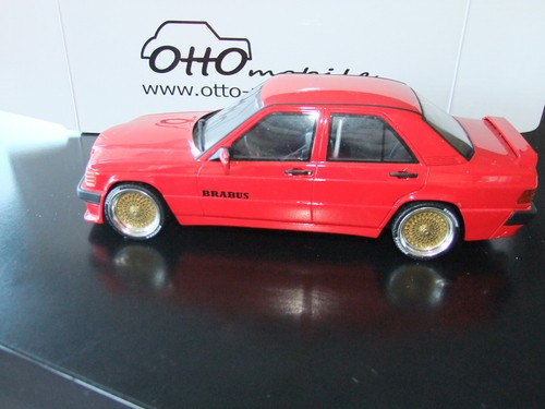 Otto 1:18-Brabus Mercedes W201 190E 3.6S in rot -in OVP *OT674* - Bild 9 von 10