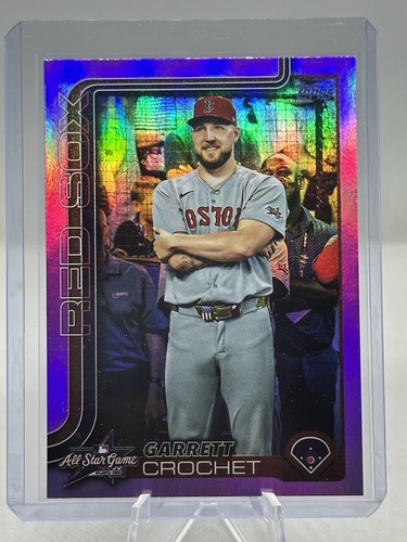 2025 Topps Update Garrett Crochet All Star Game Pink Holo Foil Exclusive #ASG-20 - Picture 1 of 9