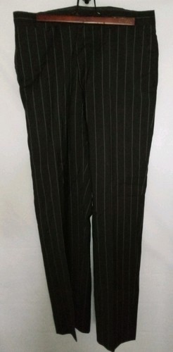 Etro 3BTN Wool Suit Pinstripe Brown & Blue Eu Sz 52 Made In Italy US Sz 42 - Picture 11 of 17