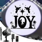 Christmas Nativity Projector Lights Outdoor Indoor, Waterproof LED White