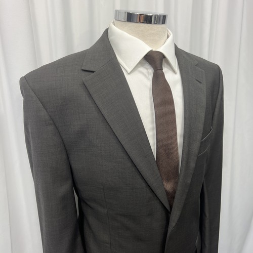 M&S ULTIMATE Ultimate Performance Neutral Pure Wool 2 Piece Suit C42S W34 L29 - Picture 4 of 21