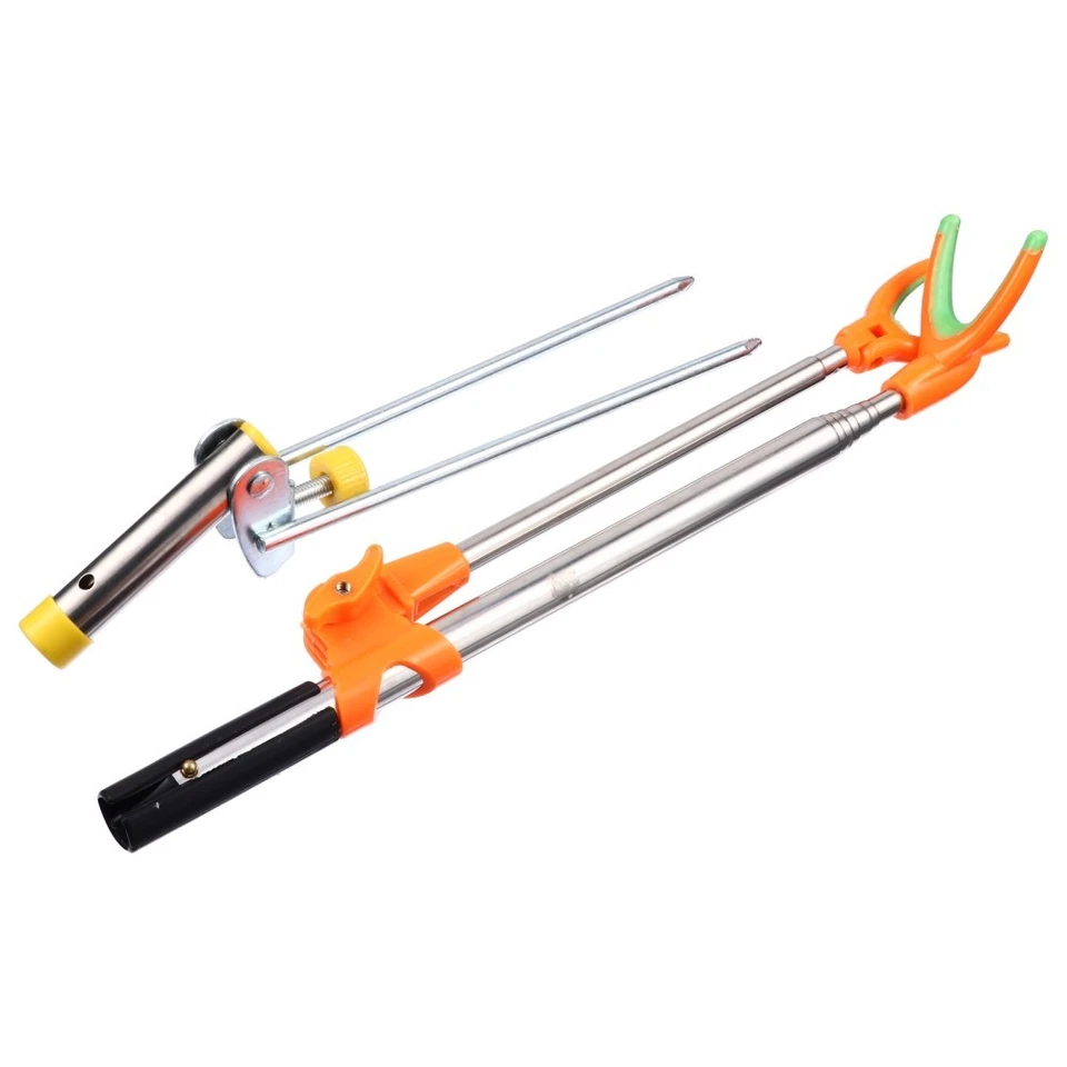 1pc Fishing Rod Holder Adjustable Fishing Pole Stand Outdoor Fishing Pole Stand - Image 3 of 4