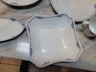 Royal CopenHagen 12Piece Dinnerware Set with Blue Trim - Plates, Bowls, Mugs