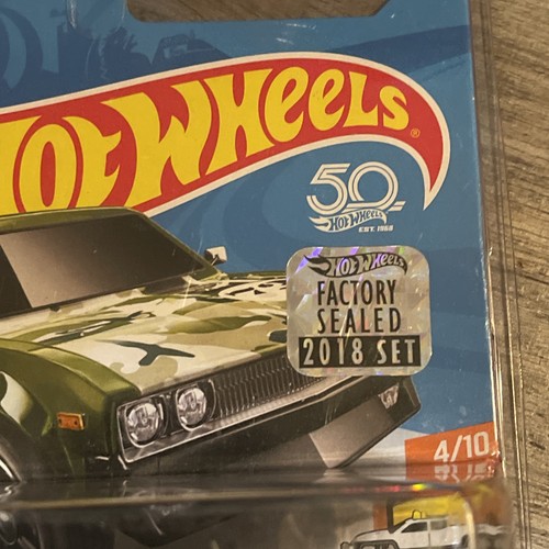 Hot Wheels 2018 Super Treasure Hunt  Datsun 620 Pickup Truck Factory Sticker - Picture 2 of 4