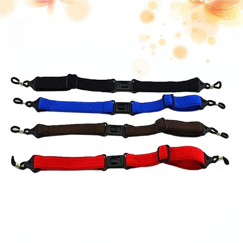4 Pcs Adjustable Sports Glasses Ropes Elastic Eyewear Retainer Strap - Picture 11 of 11