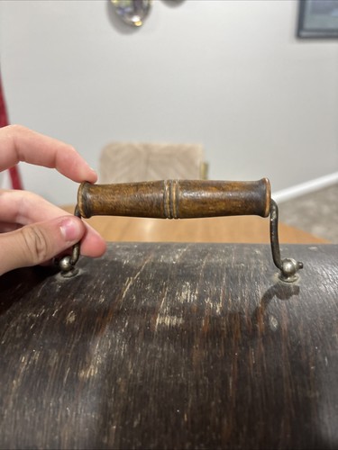 Edison Home Phonograph Cylinder Record Player Machine Wood Cabinet Case - Picture 3 of 11