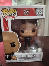 Funko Pop! Vinyl: WWE the Rock #78 Pre-owned Small Tear On Corner See Pics