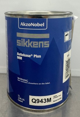 #ad AkzoNobel Sikkens Autobase Plus MM Q943M Yellow Orange Pearl 1 Quart 1L $174.99