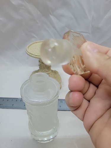 Lalique 20. Jahrhundert Art Deco Kristall Vintage Parfum Flakon - Bild 11 von 13