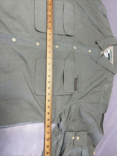 ExOfficio Buzz Off Insect Shield Blue Long Sleeve Utility Outdoor Shirt XL - Picture 10 of 14