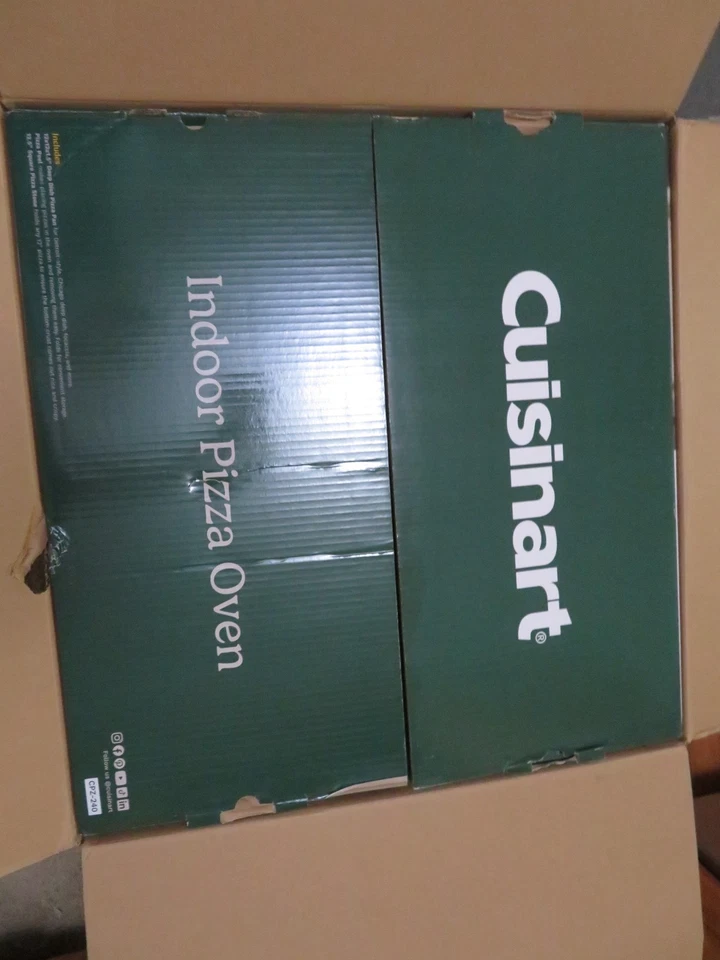 Horno de pizza con encimera portátil interior Cuisinart CPZ-240 con accesorios Foto 3 de 4