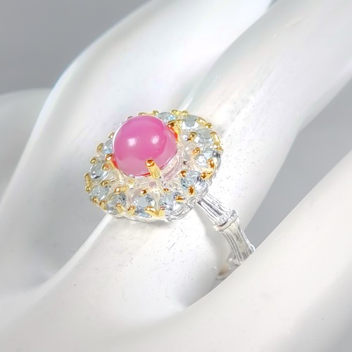 Jewellery Ruby Ring 925 Sterling Silver Size 7.5 /R437537 - Picture 2 of 8