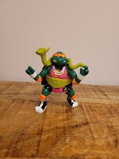 TMNT Ninja Turtles Actionfigur Shell Slammin Mike Sewer Sports All-Stars 1991
