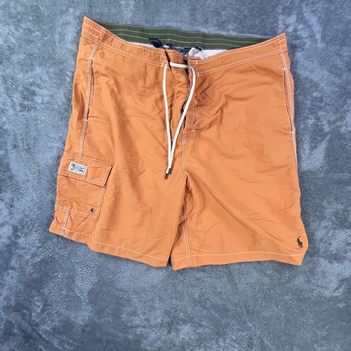 Polo Ralph Lauren Badehose Herren 2XL Boardshorts Cargotasche Mesh gefüttert
