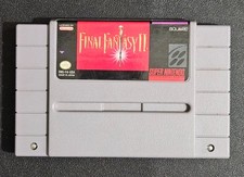 Final Fantasy 2 II Super Nintendo Entertainment System 1991 SNES Untested
