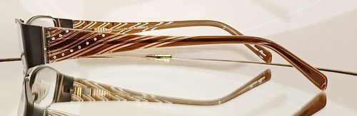 Vintage ST. MORITZ ICE 209 Brille Nerz Neu Metall 52-18-135 - Bild 3 von 15