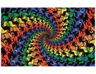 Grateful Dead 3D Dancing Bears Spiral Tapestry Tablecloth Wall Art Beach Shee...