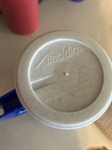 vtg Aladdin Football Wildcats mug w lid Coffee University Of Kentucky - Picture 5 of 11