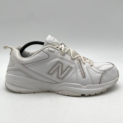 New Balance 608 V5 Shoes Mens Size 12 MX608AW5 White Cross Training Lace Up