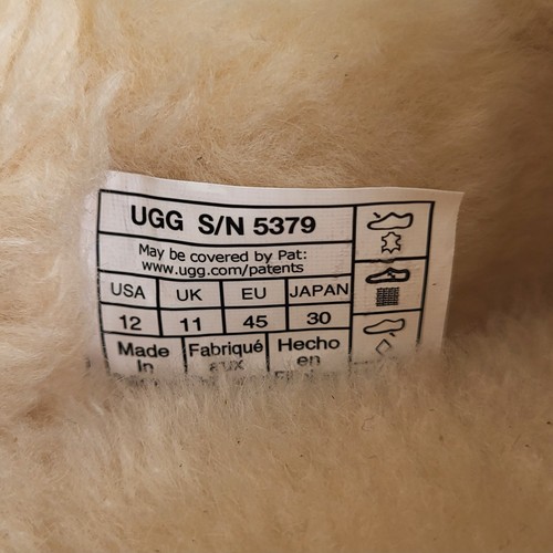 UGG Ascot Leather Slippers in Dark Spice Brown Men's Size 12 - Picture 11 of 11