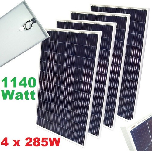 4 Stück Solarpanel Solarmodul 56421SO Poly Solarzelle 285W Solar Photovoltaik - Bild 1 von 9